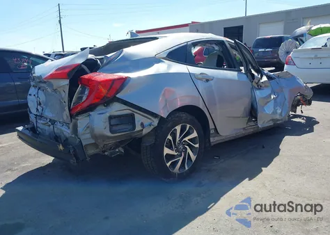 2018 Honda Civic Ex from USA, damaged, VIN 2HGFC2F78JH606565